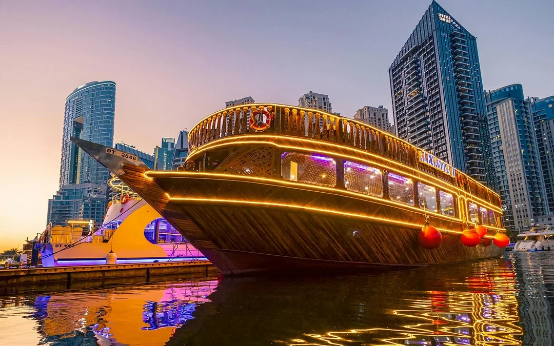 Alexandra VIP Dhow Marina Cruise with Dinner and Entertainment Image 2