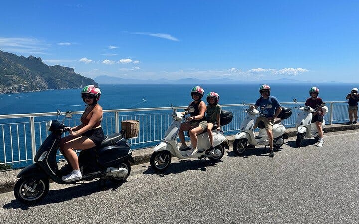 Amalfi Coast Vespa Tour with Stops in Positano and Ravello Image 2