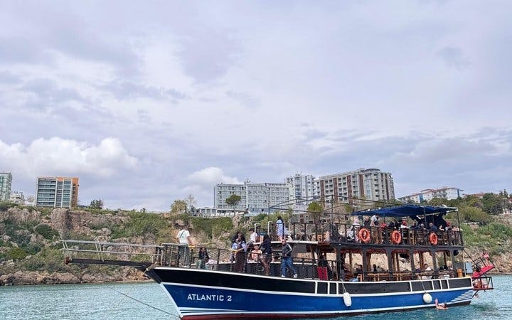 Antalya Lower Duden Waterfall Boat Tour with Lunch, Soft Drinks, and Hotel Transfers Image 4