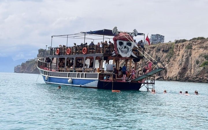 Antalya Lower Duden Waterfall Boat Tour with Lunch, Soft Drinks, and Hotel Transfers Image 5