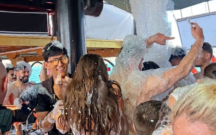 Antalya Pirate-Themed Boat Cruise with Foam Party, DJ, Lower Duden Waterfall Visit, Lunch, and Hotel Transfers Image 3