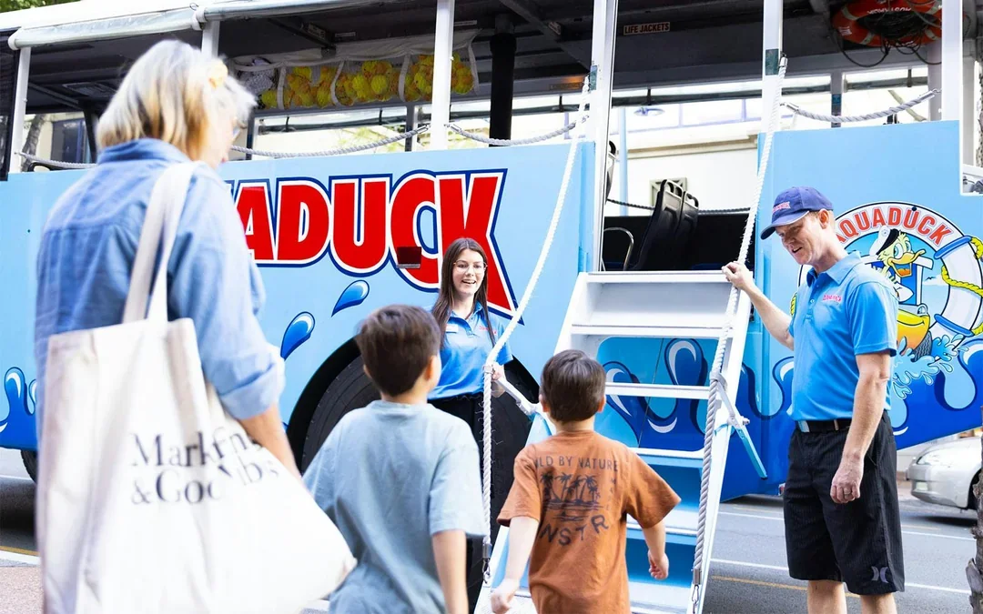 Aquaduck Sunshine Coast: 1 Hour City Tour & River Cruise Image 1