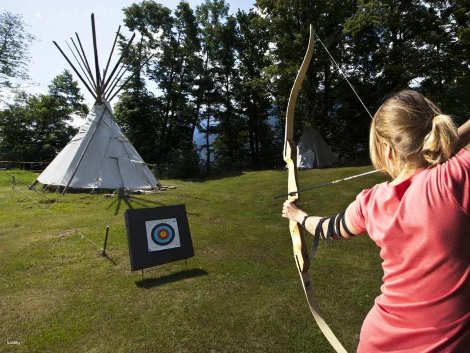 Archery with overnight stay in the tipi village