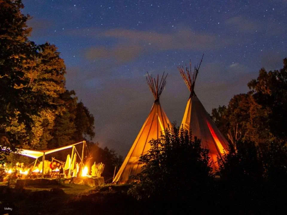 Archery with overnight stay in the tipi village
