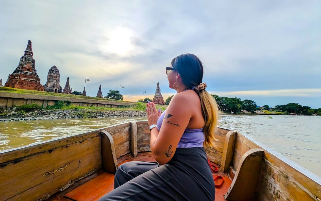 Ayutthaya Private Longtail Boat Cruise with Temple Views on the Chao Phraya River Image 3