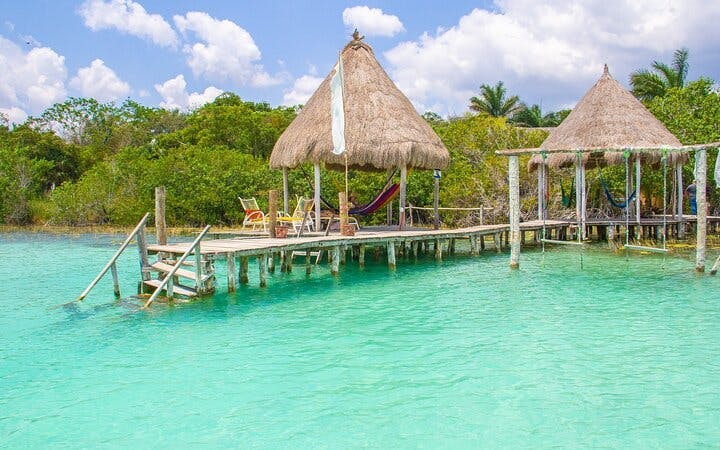 Bacalar Lagoon Day Trip with Breakfast, Lunch, Cenote Visits, and Pontoon Boat Tour from Cancun Image 3