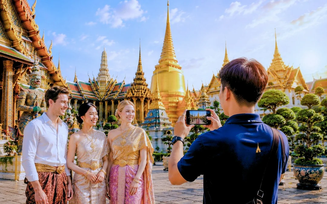 Bangkok Guided Tuk-Tuk Royal Temples Tour with Thai Costume Image 8