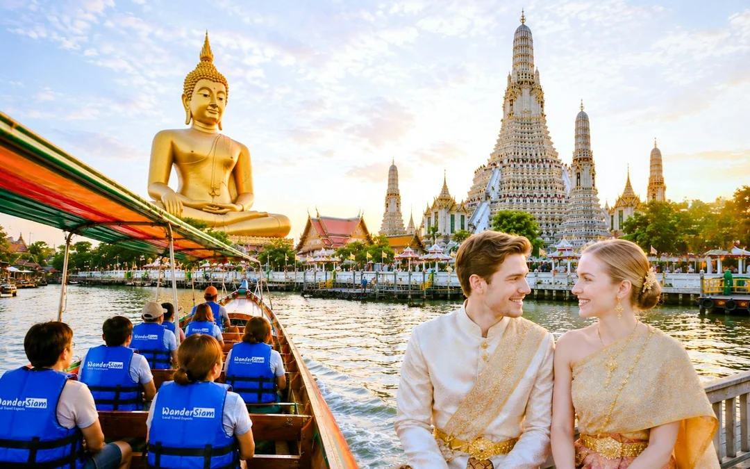 Bangkok Tuk-Tuk Tour with Thai Costume Rental and Wat Arun Photo Stop Image 2