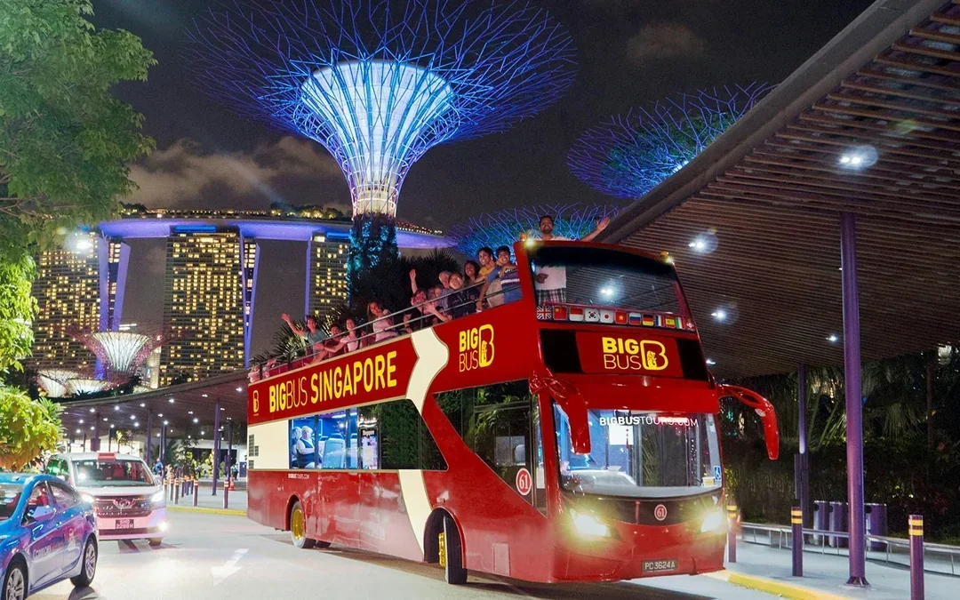 Big Bus: Singapore Night Bus Tour with Live Guide Image 1