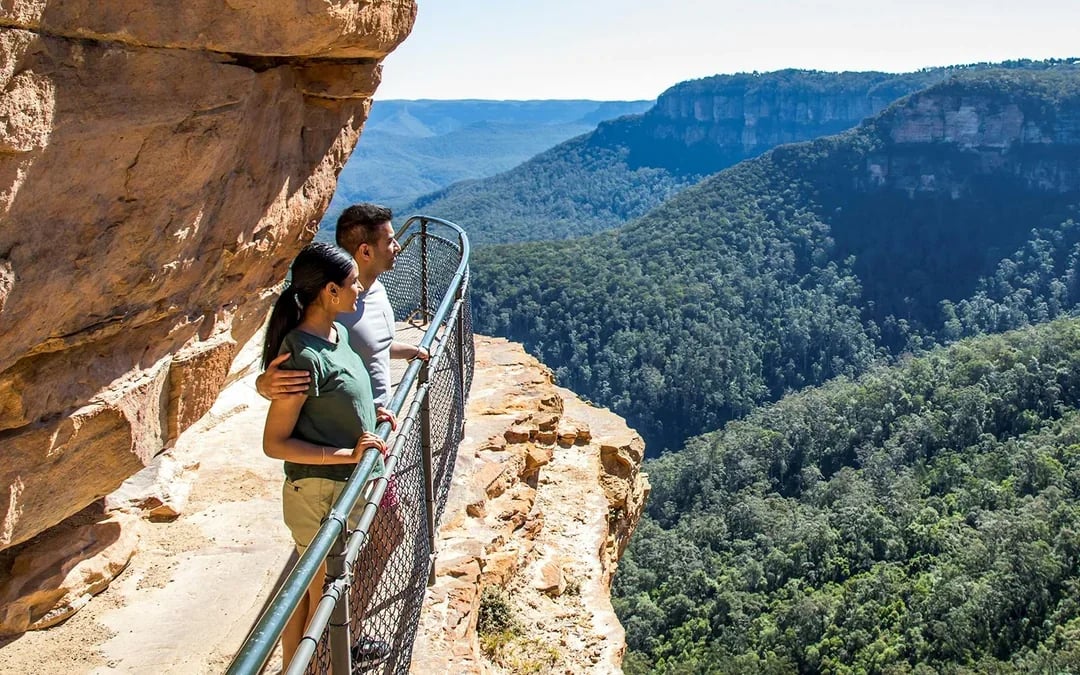 Blue Mountains Sunset Tour: Wentworth Falls Bushwalks, Wildlife & Lookouts Image 7