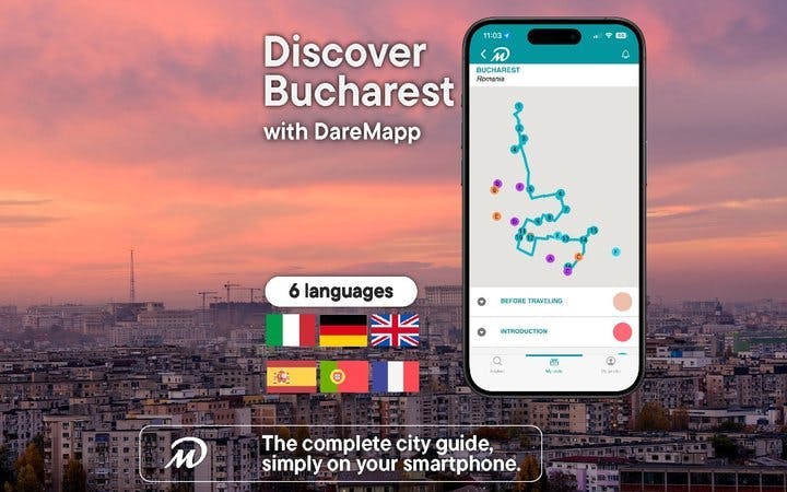 Bucharest Self-Guided Walking Tour on Mobile App Image 7