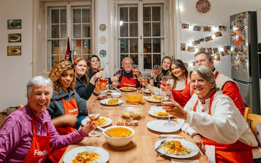 Budapest: Traditional Hungarian Family Cooking Class with Wines & AC Image 5