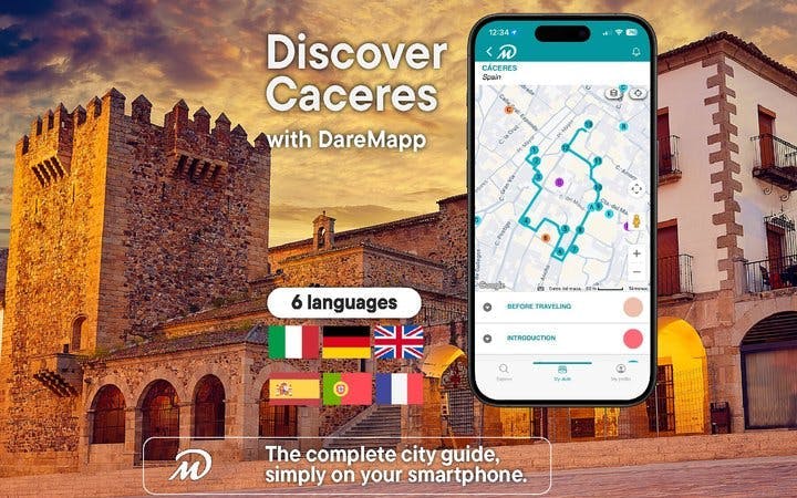 Cáceres Self-Guided Walking Tour on Mobile App Image 5