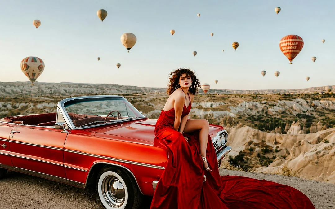 Cappadocia Flying Dress Rental with Hotel Delivery and Pickup Image 1