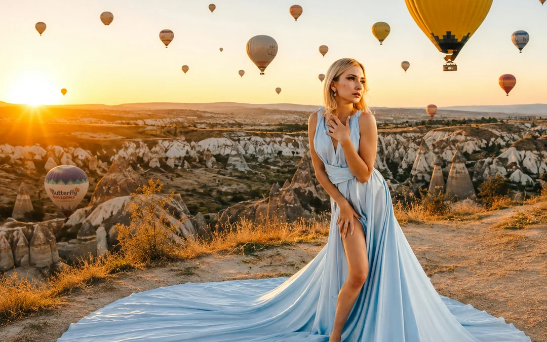 Cappadocia Flying Dress Rental with Hotel Delivery and Pickup Image 3