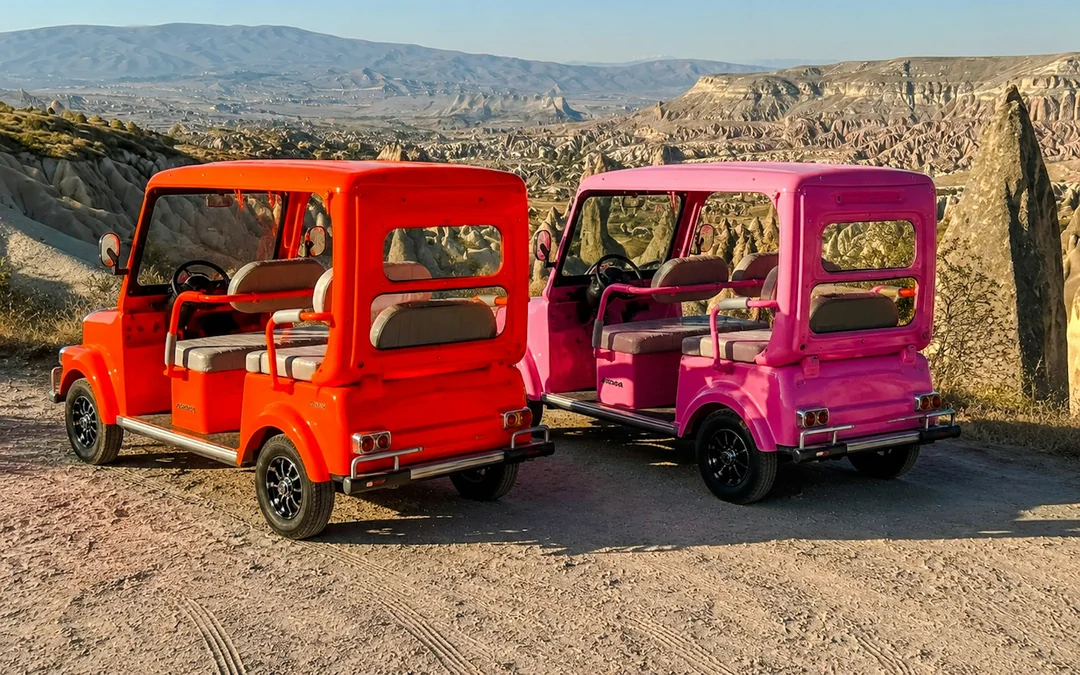 Cappadocia: Vintage-Style Car Guided Valley Tour with Scenic Photo Stops Image 1
