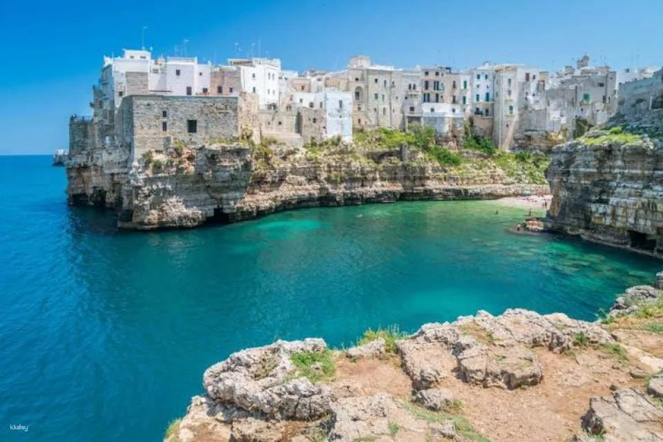 Castellana Grotte Caves Tour with Boat Cruise in Polignano a Mare