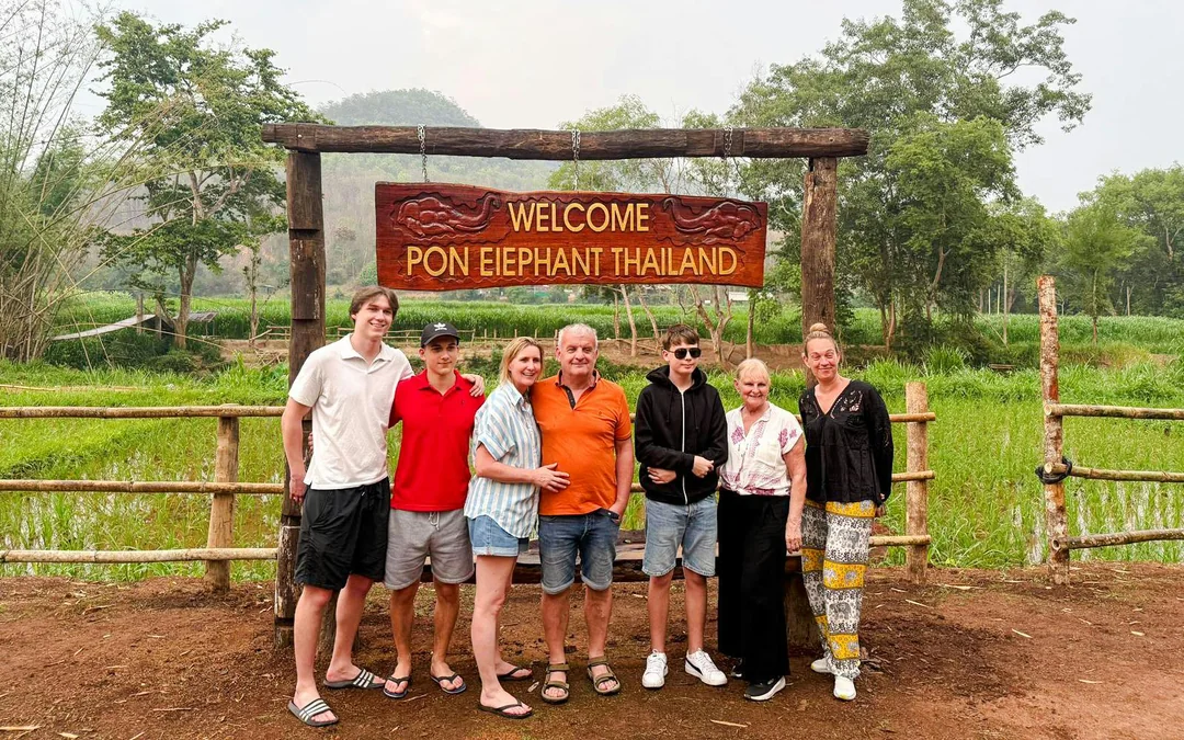 Chiang Mai Elephant Sanctuary, Waterfall Hike & Bamboo Rafting Image 2