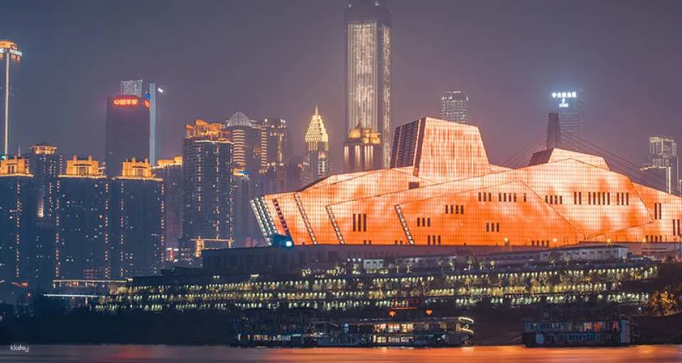 Chongqing Two Rivers Cruise Night View Boat: Hongyadong/Chaotianmen Wharf optional | Night view of the two rivers and four banks