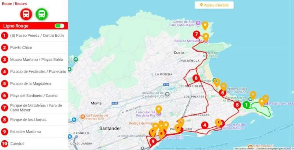 City Sightseeing 24-hour hop-on hop-off bus tour in Santander