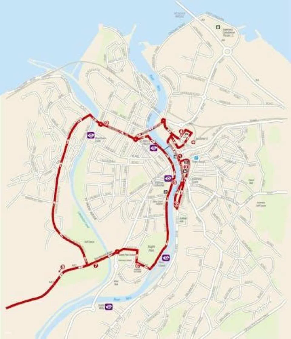 City Sightseeing hop-on hop-off bus tour of Inverness