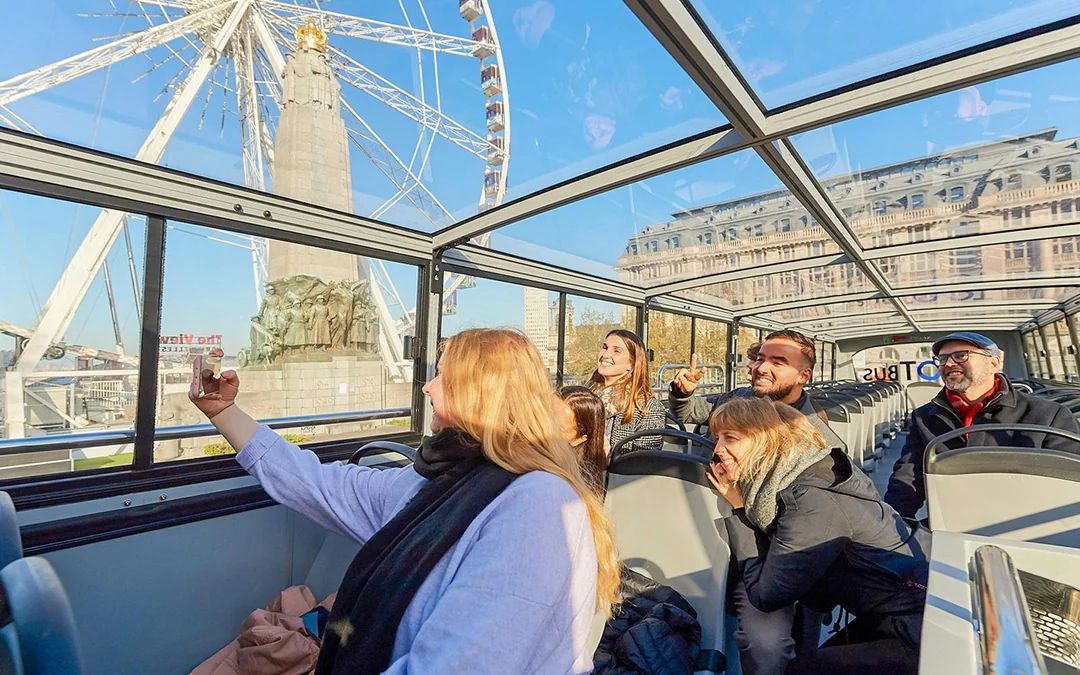 Combo: Brussels Hop-on Hop-off Bus Tour + Ferris Wheel Tickets Image 2