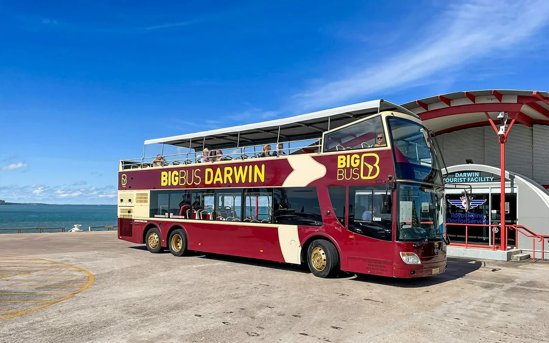 Combo: Darwin Hop-On Hop-Off Bus Tour + Royal Flying Doctor Service + Crocosaurus Cove Tickets Image 1
