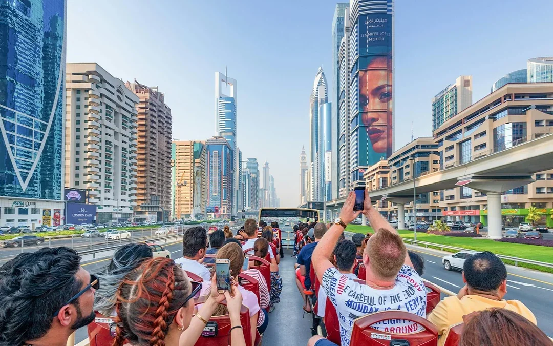 Combo: Dubai Hop-on Hop-off Bus Tour + Desert Safari & Dune Bashing Image 3