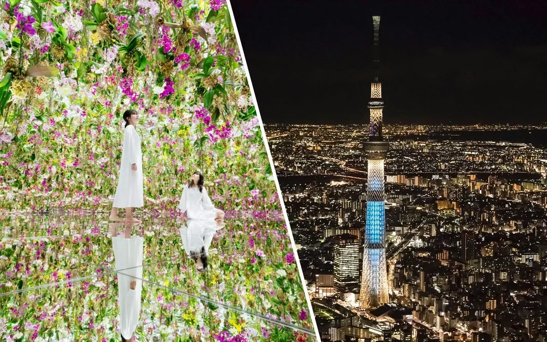 Combo: teamLab Planets Tokyo + Tokyo Observation Decks Tickets Image 1