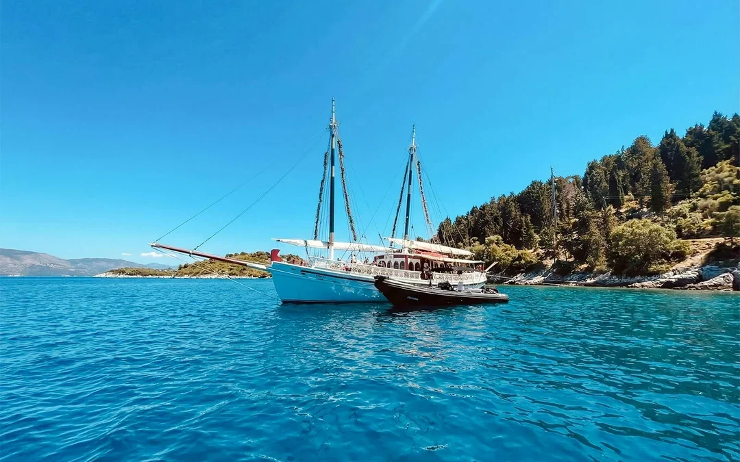 Corfu: Full-Day Cruise with Lunch, Drinks & Swim Stops Image 1