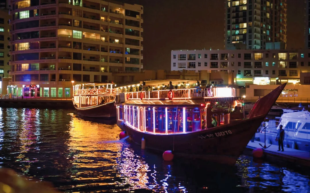 Dhow Cruise Dinner in Dubai Marina with Live Entertainment Image 2