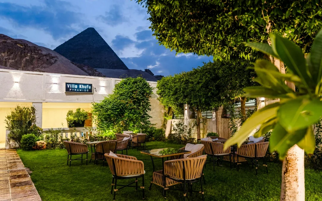 Dinner at Villa Khufu with Great Pyramid Views Image 1