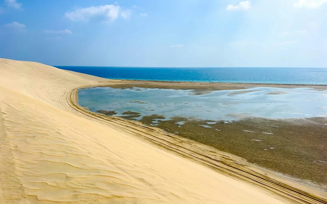 Doha Desert Safari with Camel Ride: Dune Bashing, Sandboarding & Inland Sea Visit Image 4
