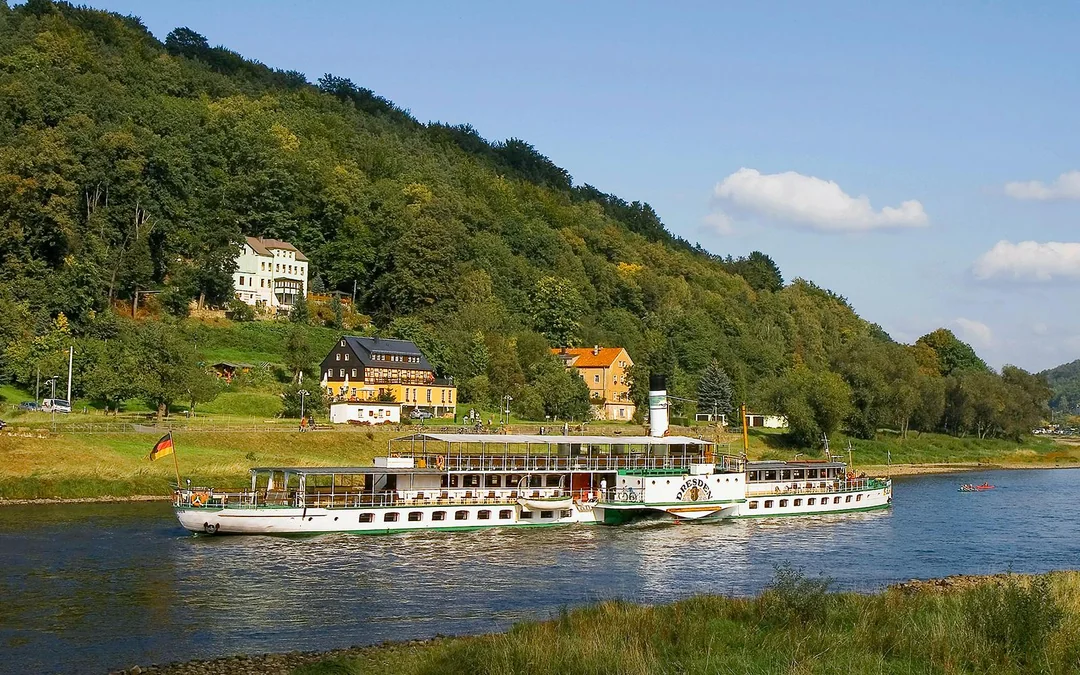 Dresden Elbe River Cruise to Pillnitz Castle Image 2