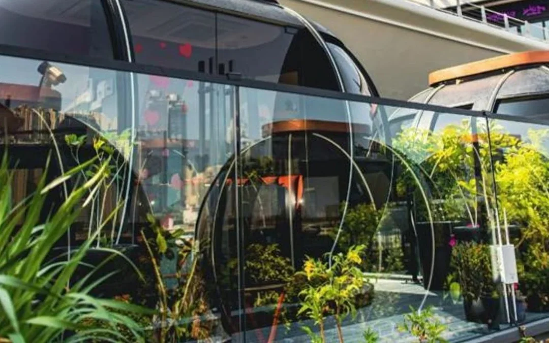Dubai Private Pod Dining Experience with 4-Course Pan-Asian Set Menu and Skyline Views Image 6