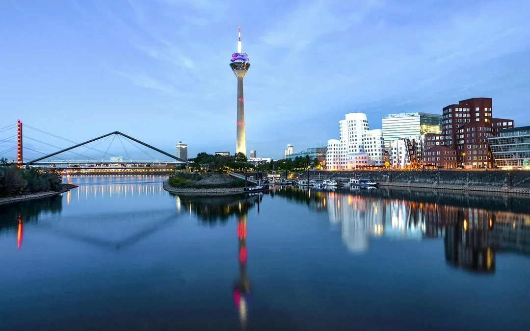 Dusseldorf Rhine River Evening Panorama Cruise with Live DJ Image 3