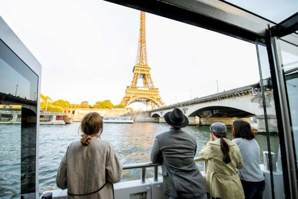 Eiffel Tower reserved elevator entrance to 2nd floor with walking tour and Seine cruise