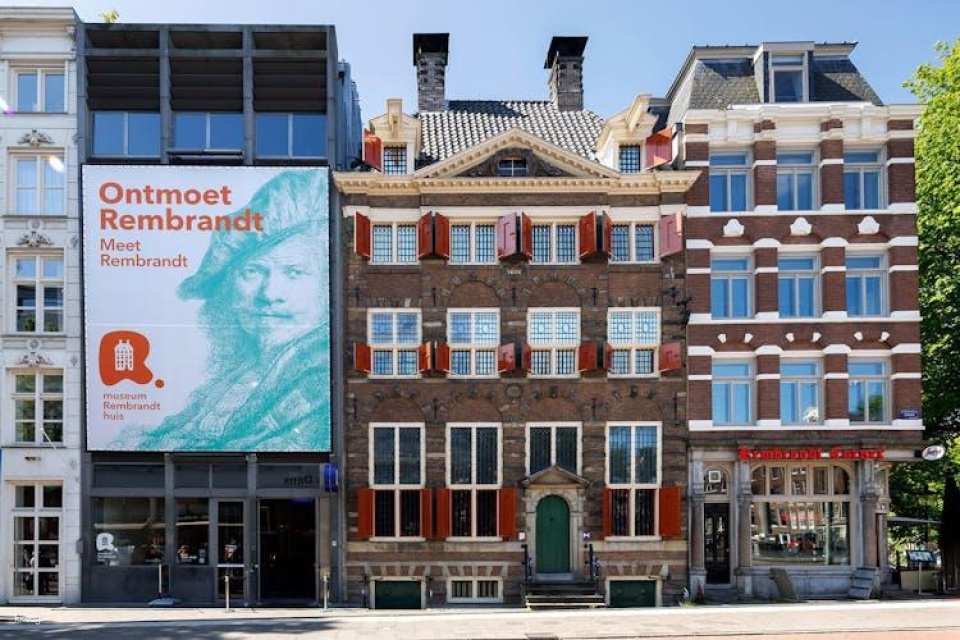 Entrance ticket for Rembrandt House Museum in Amsterdam