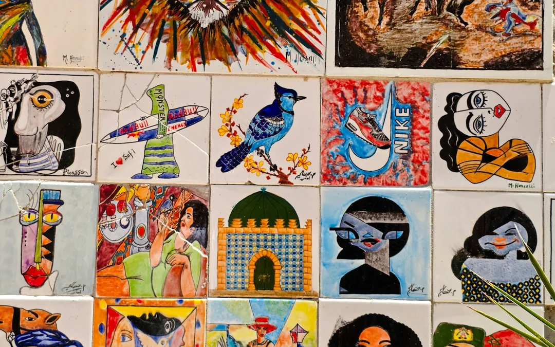 Essaouira Private Ceramic Painting Class for Two Image 4