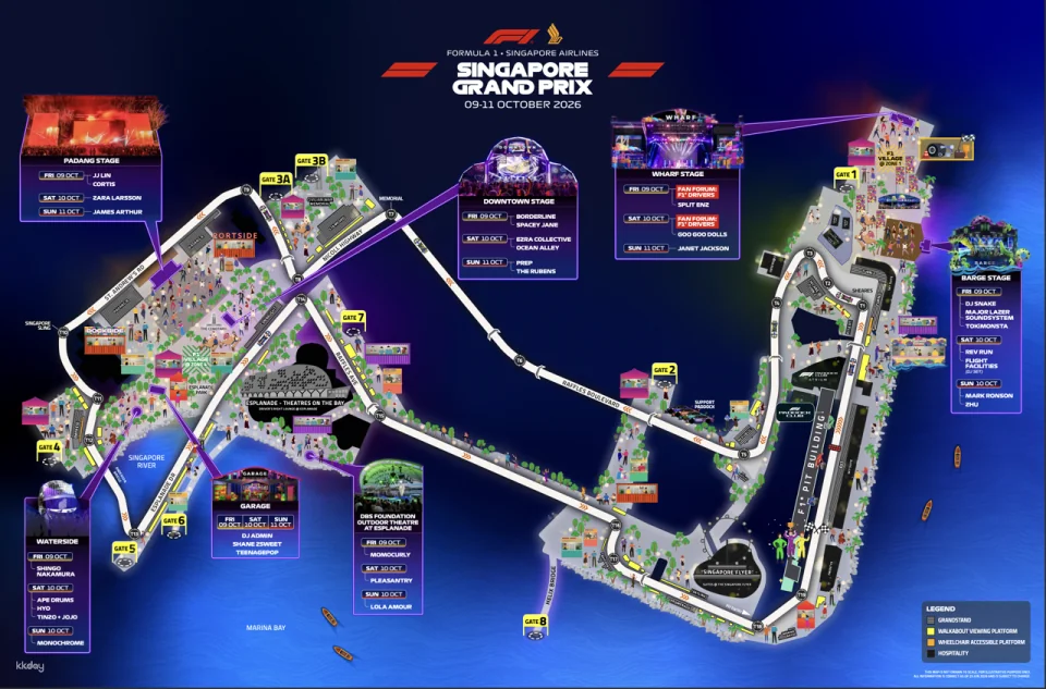 F1 Singapore Airlines Singapore Grand Prix 2026 @ Marina Bay Street Circuit | Formula 1 Singapore