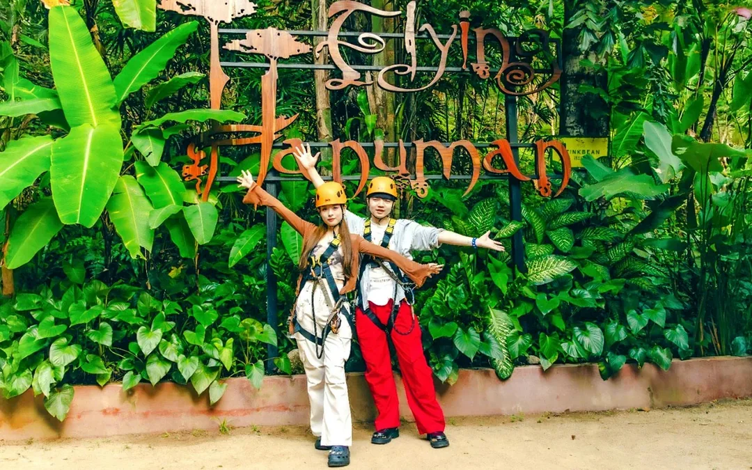 Flying Hanuman: 12 Platforms Zipline Adventure with Optional Round-Trip Transfers

 Image 1