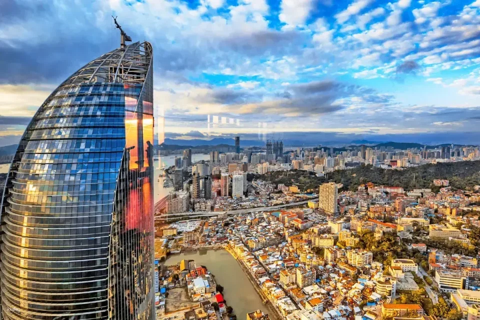 Tickets for Shimao Strait Tower (Twin Towers), Xiamen's tallest building