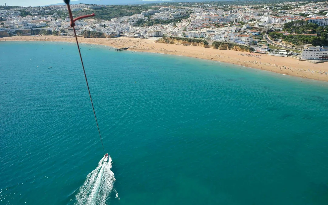 From Albufeira: Single, Double or Triple Parasailing Tour Image 5