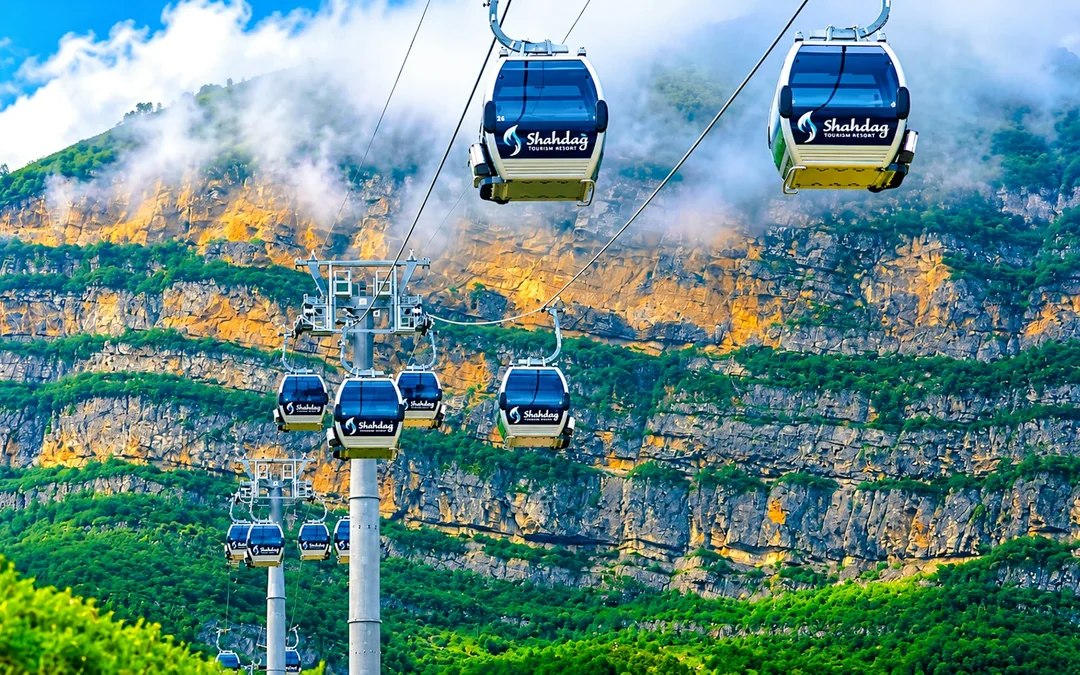 From Baku: Candy Cane Mountains & Shahdag Day Tour Image 2