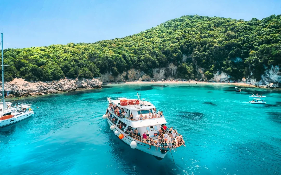 From Benitses: Blue Lagoon & Papanikolis Cruise Image 3