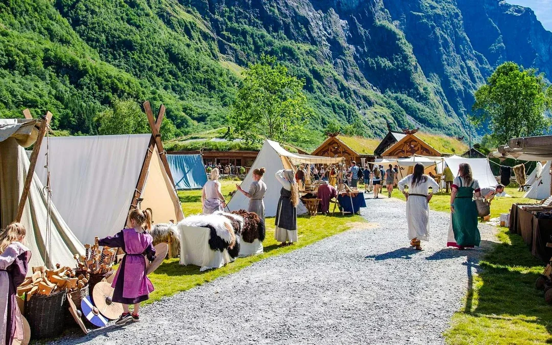 From Bergen: Day Trip to Viking Village & UNESCO Fjord Cruise from Flam Image 1