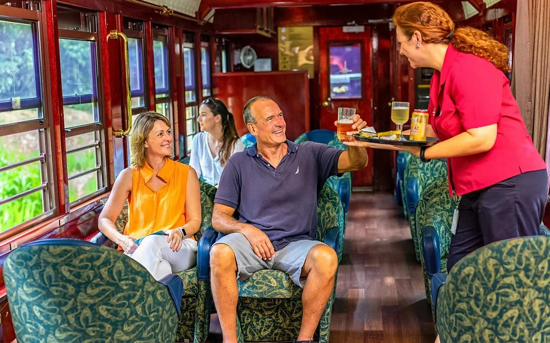 From Cairns: Scenic Train with Gold Class & Skyrail Kuranda Tour with Transfers Image 2