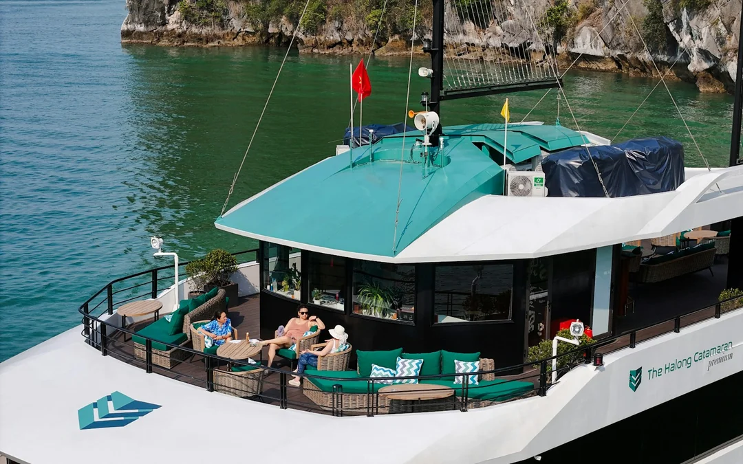 From Cat Ba Island: Lan Ha Bay Catamaran Cruise with Kayaking and Viet Hai Village Cycling Image 2