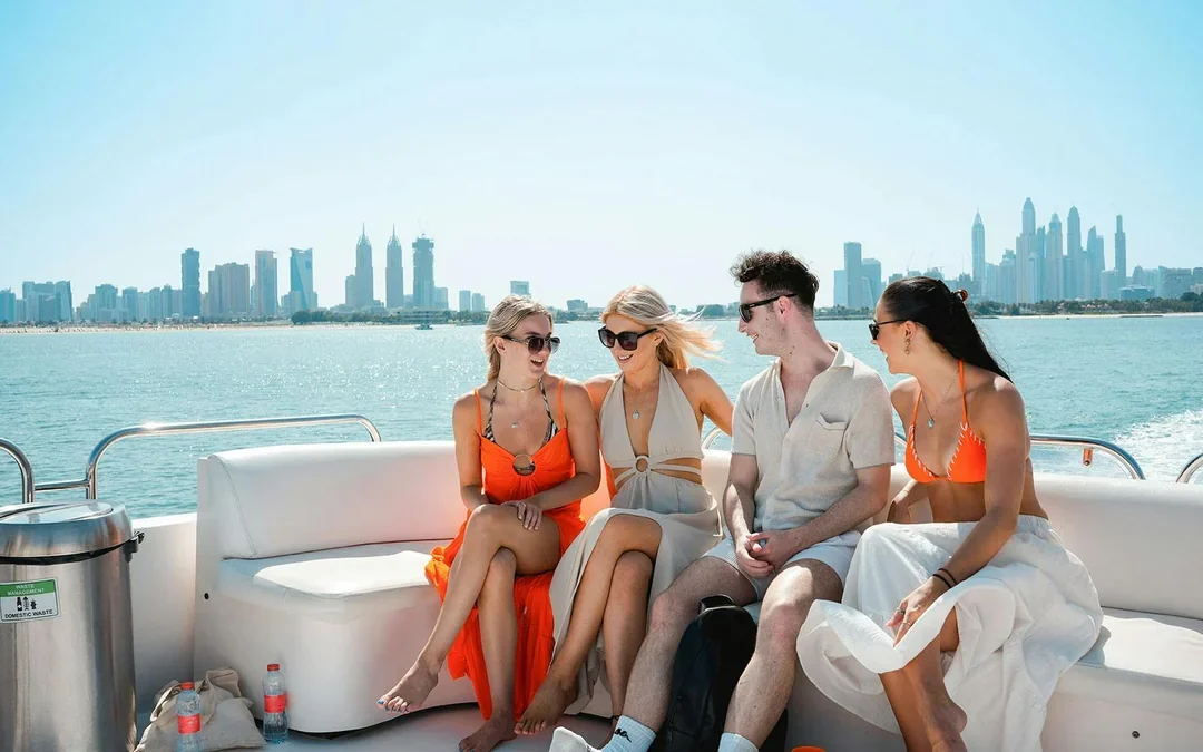 From Dubai Harbour: 1/2-Hour Yacht Cruise with Soft Drinks & Optional Live BBQ Image 4