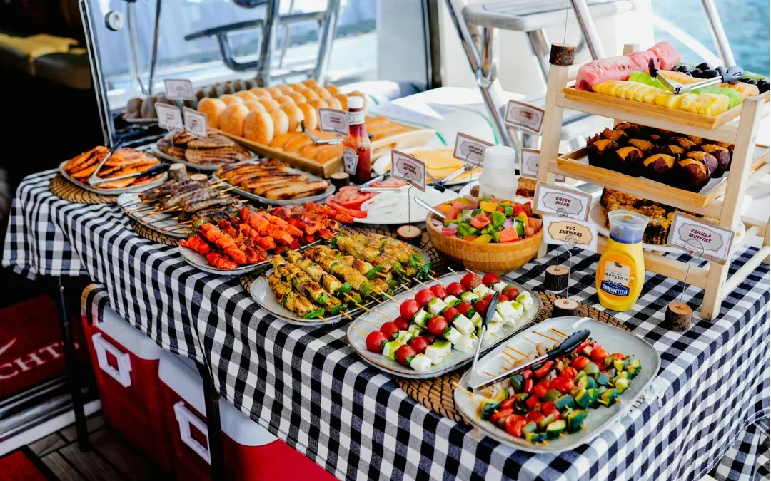 From Dubai Harbour: 1/2-Hour Yacht Cruise with Soft Drinks & Optional Live BBQ Image 9